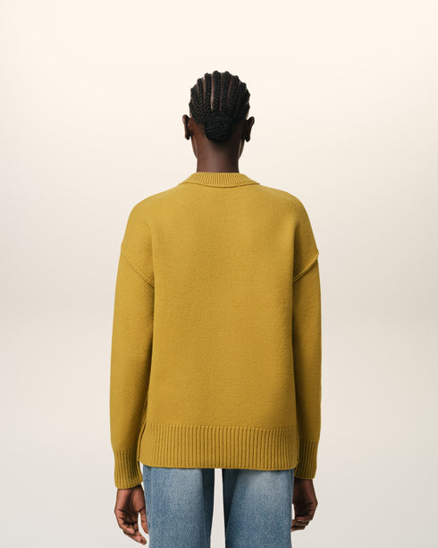 AMI PARIS Wool Ami de Coeur Sweater Unisex Apparel